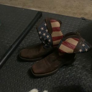 Mens square toe cowboy boot